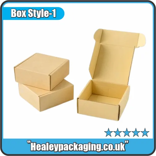 Kraft double wall mailer boxes with tuck-top design for secure ecommerce packaging