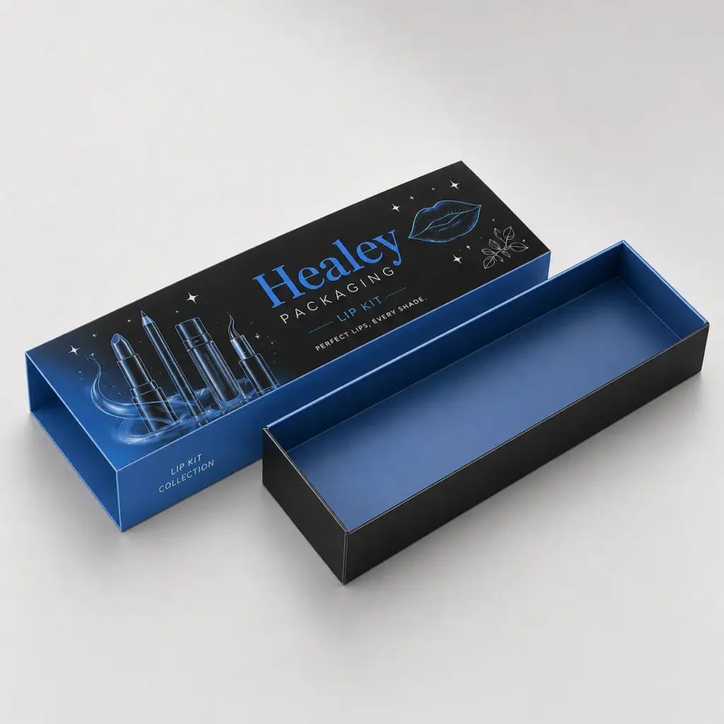 Custom drawer box for premium lip kit collections