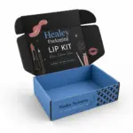 Custom mailer box for premium lip kit packaging
