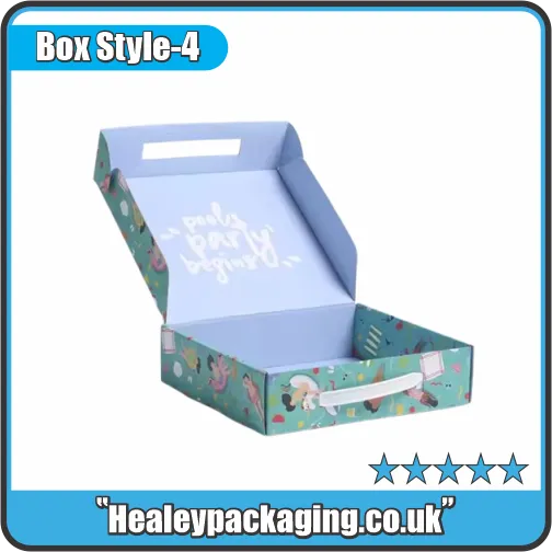 Luxury subscription box with a ribbon and premium finish