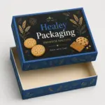 Rigid biscuit gift box with lift-off lid design