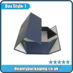 Luxury collapsible folding box with fold-flat design for premium gift
