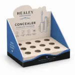 Counter display stand for concealer product range