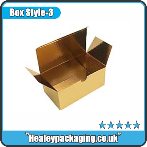 Reverse tuck ballotin carton box suitable for chocolate and confectionery packaging