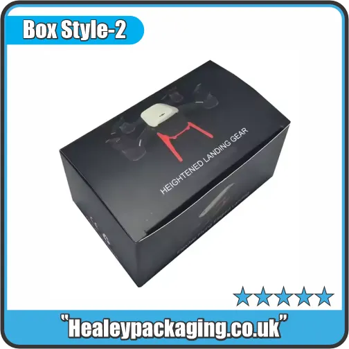 Premium drone rigid box with lift-off lid packaging for drone components