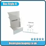 Custom drone mailer box with tuck front closure for shipping