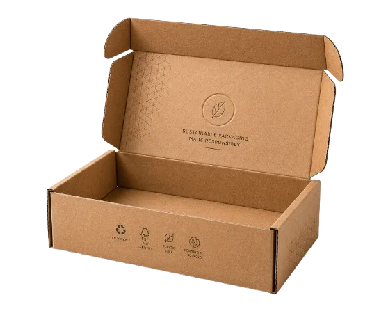 Custom printed mailer box structure