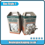 Custom mushroom growing kit boxes with carry handles.