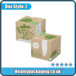 Custom printed vegetable packaging boxes with eco-friendly design.