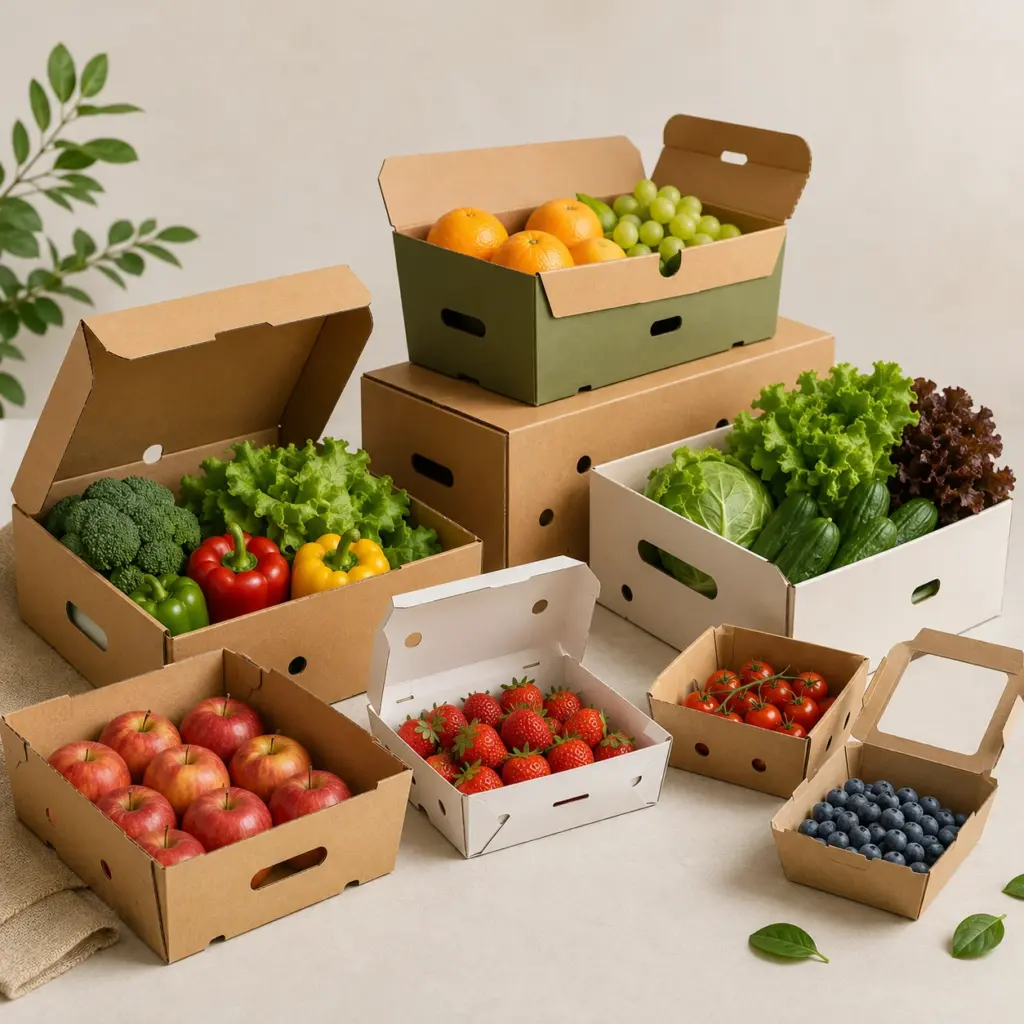 Custom Produce Boxes packaging example