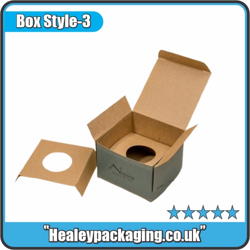 Reed diffuser packaging box with protective cardboard insert.