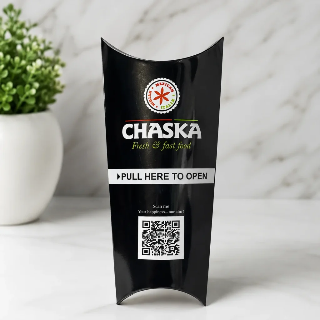 Finished packaging view