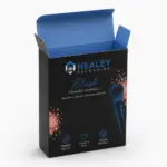Printed blush folding carton box for cosmetic packaging