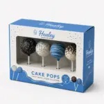 Printed cake pop window box for bakery gift packaging