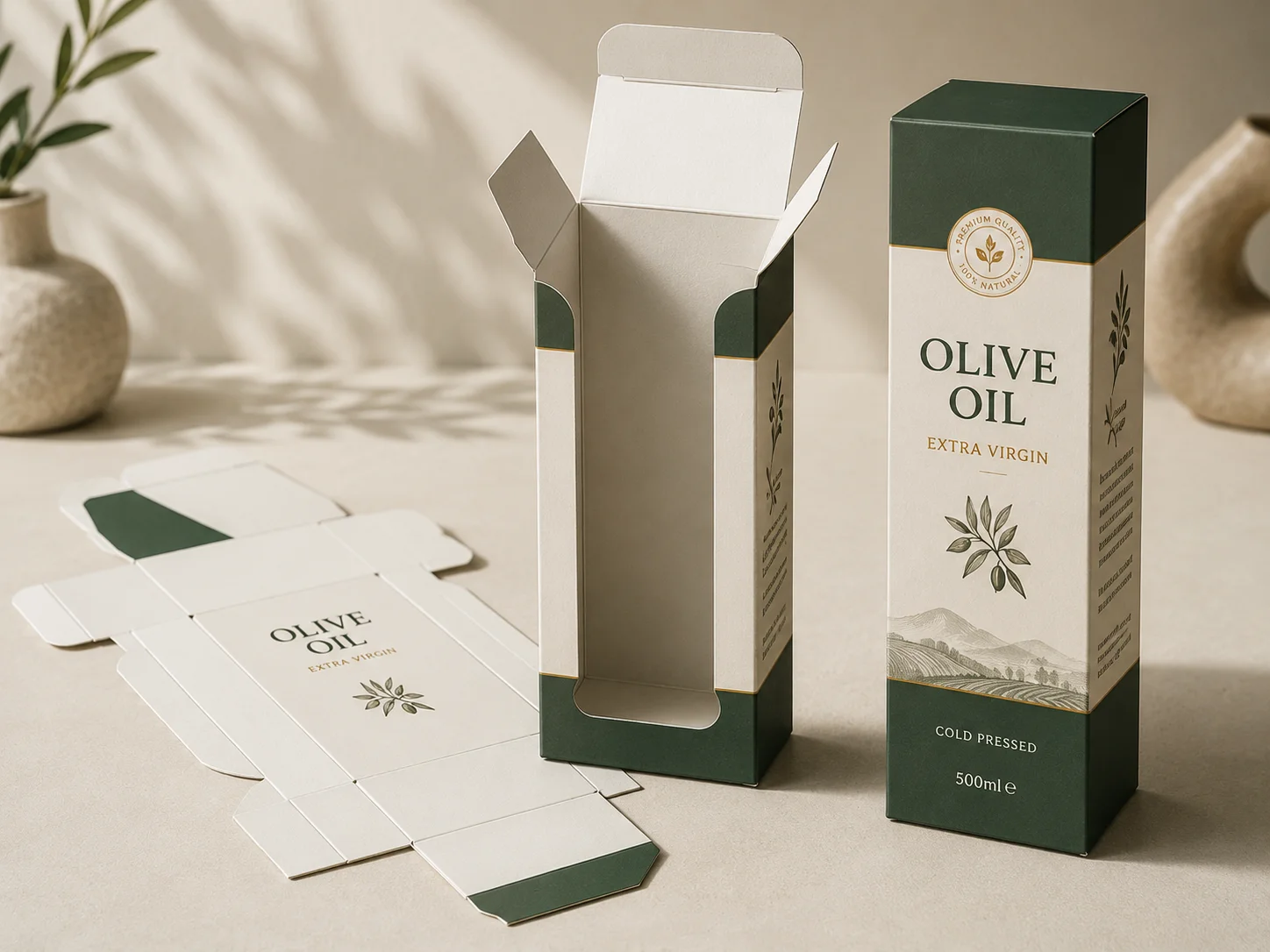 Smooth folding boxboard used for printed bottle cartons