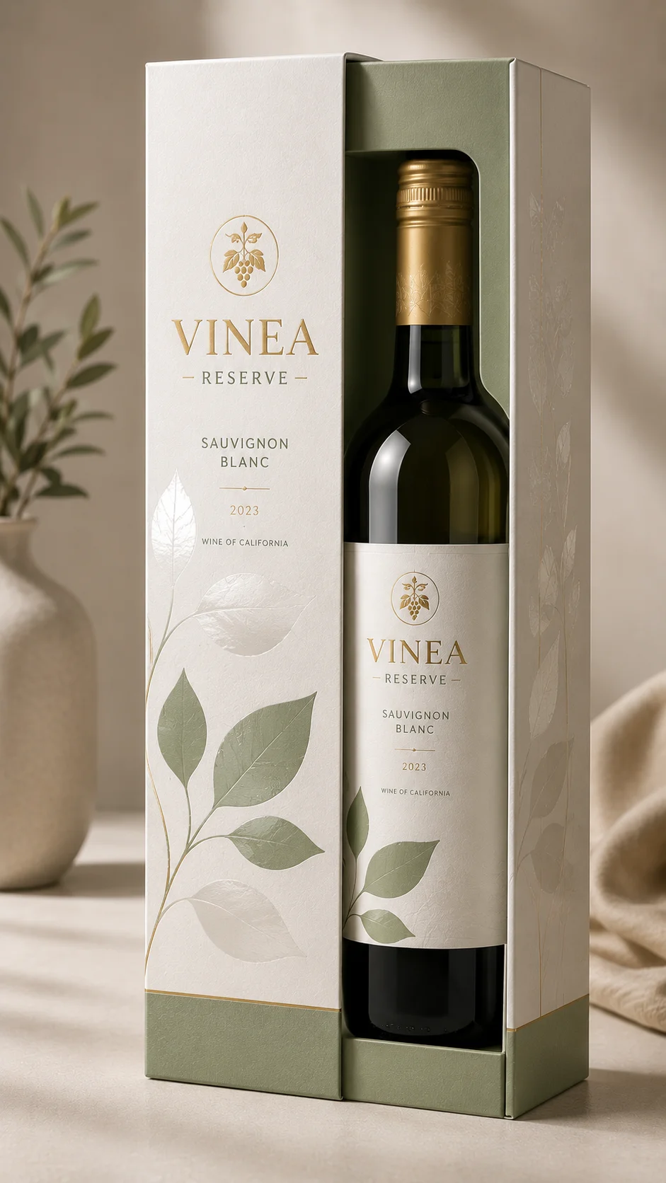 Matt and gloss laminated surfaces on printed bottle cartons