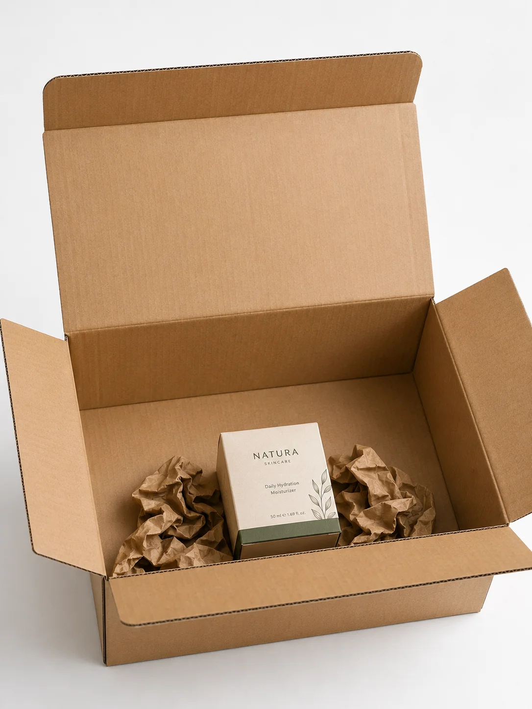 Oversized ecommerce packaging with unnecessary empty space
