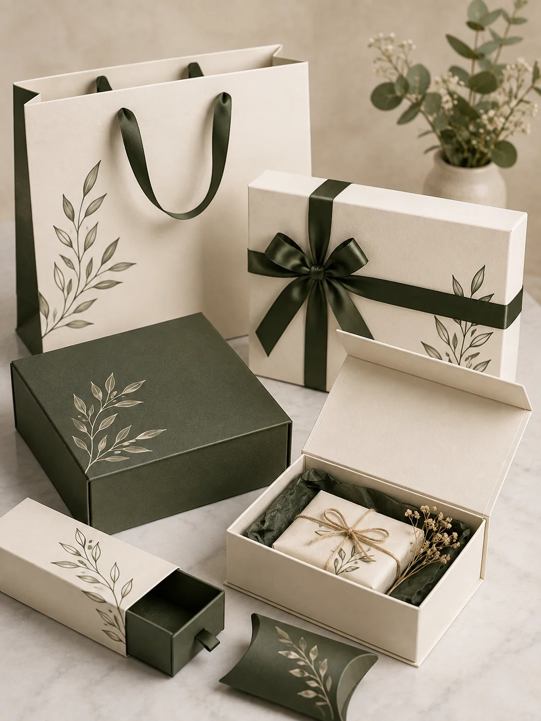 Paper-based premium gift packaging
