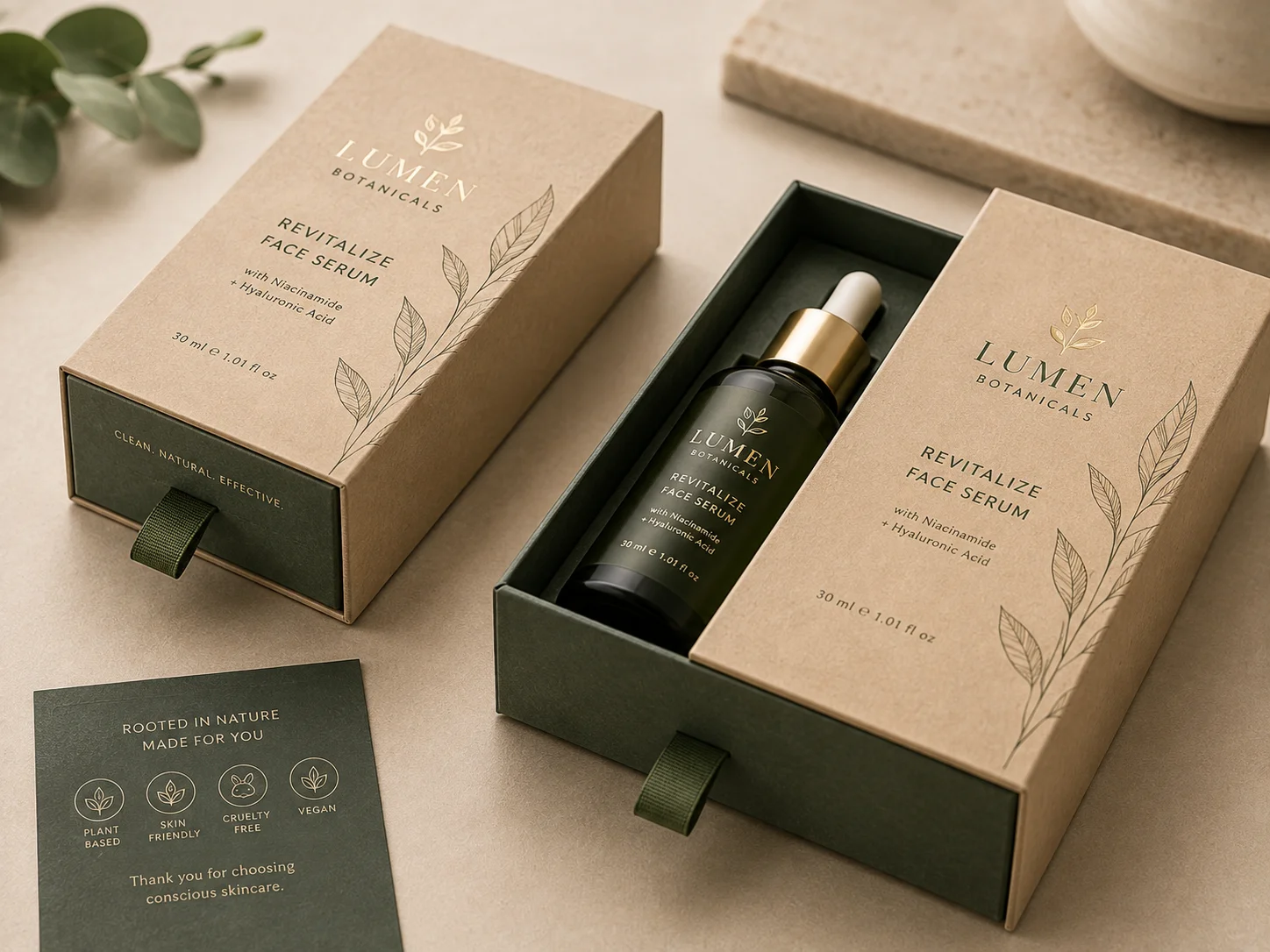 Cosmetic sleeve packaging with a sliding inner tray