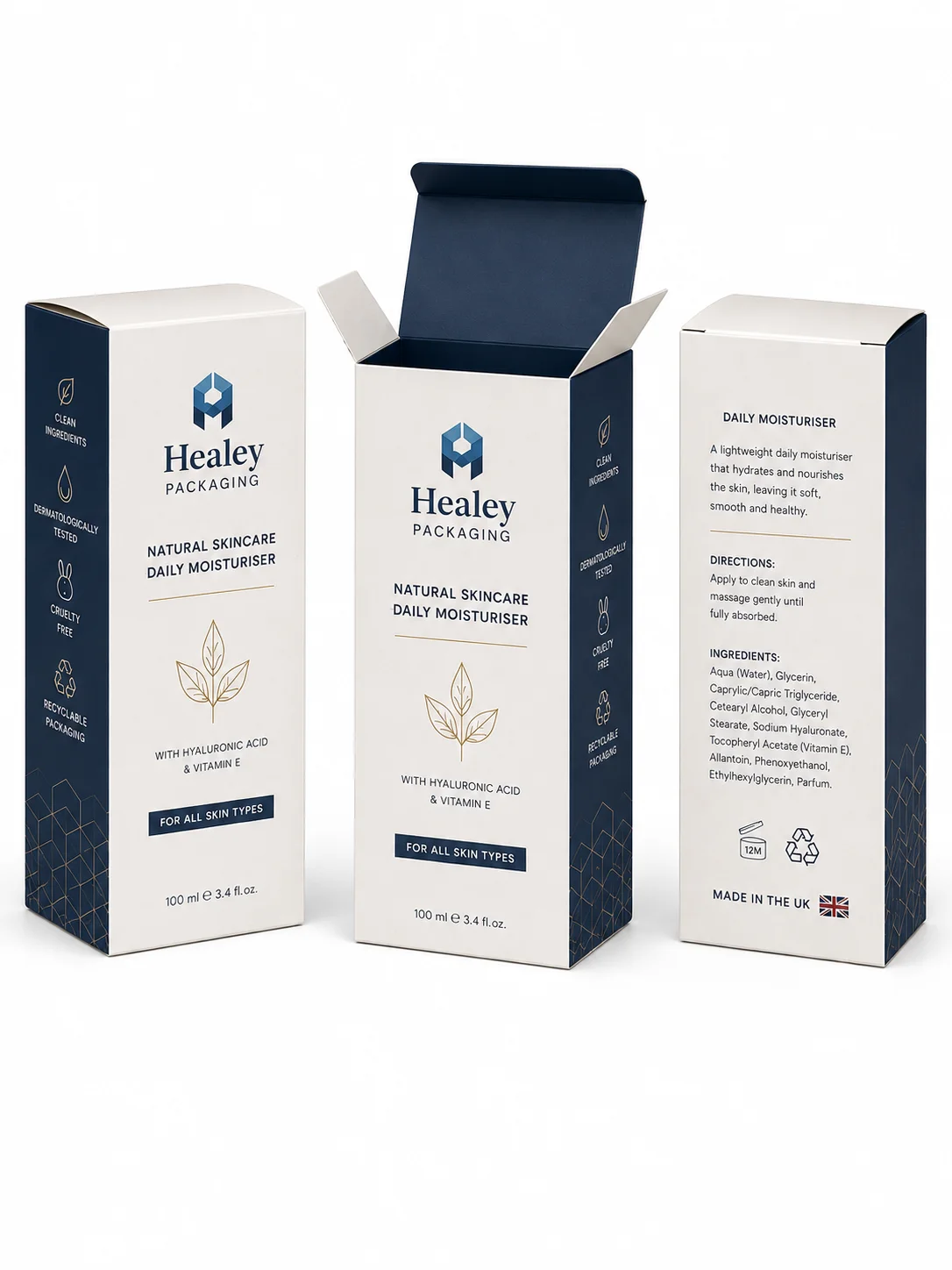 Tuck end personal care carton for bottles and tubes