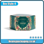 Luxury Christmas pudding gift box with seasonal artwork