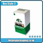 Custom Christmas pudding packaging box with printed design