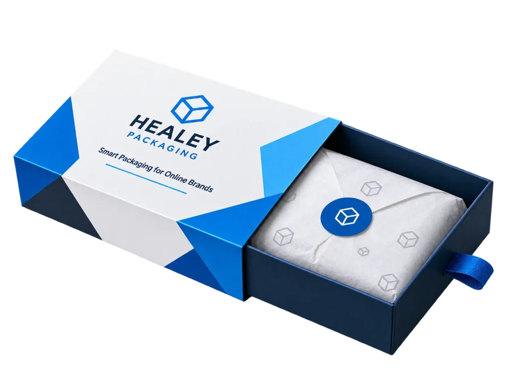 Custom sleeve and tray packaging box for online brands