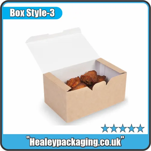 Kraft grease-resistant takeaway box for hot food