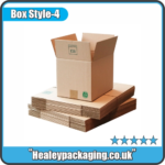 Flat pack cardboard storage boxes for easy assembly